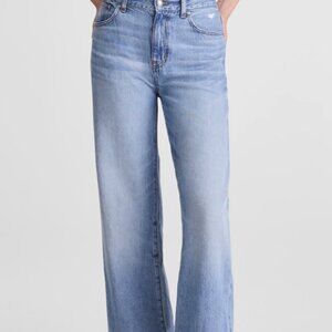 Madewell Perfect Vintage Wide-Leg Jean in Airy Denim - Size 27 long